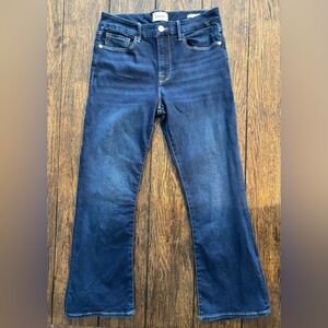 FRAME le crop mini boot jeans - like new!